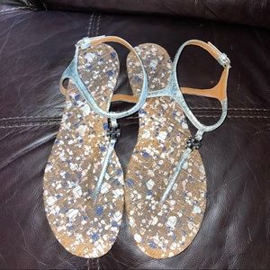 Marion metallic authentic sandals